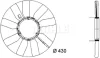 Крыльчатка вентилятора MB VITO (NCV2) MAHLE / KNECHT CFW 28 000P (фото 2)