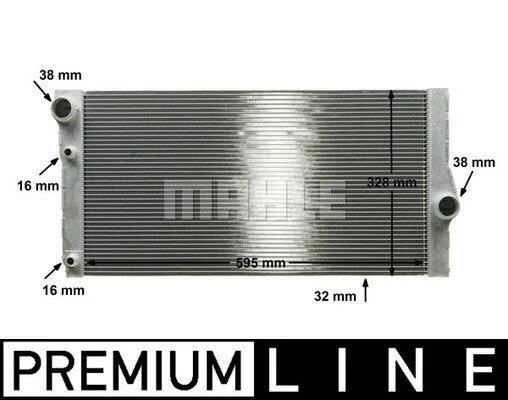 Радіатор охолодження MAHLE / KNECHT CR 1147 000P (фото 1)