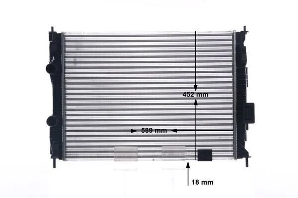 Радиатор охлаждения NISSAN QASHQAI 2007>2010 MAHLE / KNECHT CR 15 000S (фото 1)