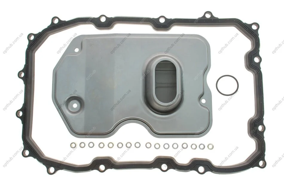 Фільтр масляний АКПП AUDI Q7 06-15, VW TOUAREG 02-10 з прокладкою (вир-во KNECHT-MAHLE) HX160KIT MAHLE / KNECHT HX 160KIT (фото 1)