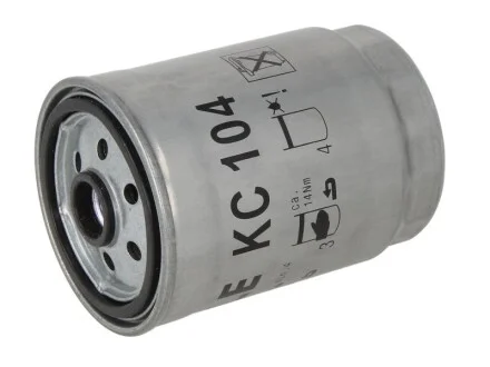 Фільтр паливний Volvo S60/S80/V70/XC70/XC90 2.4D 01-10 KNECHT (opt-om) MAHLE / KNECHT KC 104