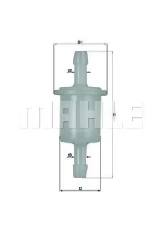Паливний фільтр LIGIER NOVA 0.05 08.02-12.08 MAHLE / KNECHT KL 26 OF