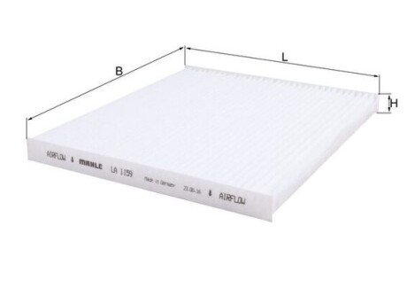 Фильтр салона KNECHT MAHLE / KNECHT LA 1159