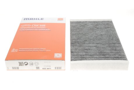Фільтр салону вугільний (Knecht-Mahle) MAHLE / KNECHT LAK 229