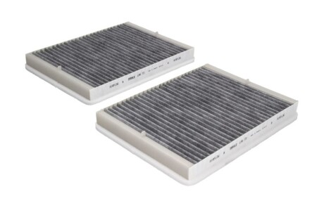 Фільтр салону BMW 5 (E39) 95-06 (вугільний) (к-кт 2 шт.) KNECHT UA63 MAHLE / KNECHT LAK 73/S