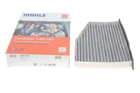 Фильтр салона VW GOLF V, VI 03-, SKODA OCTAVIA II 04-13 CareMetix (пр-во KNECHT-MAHLE) LAO181 MAHLE / KNECHT LAO 181
