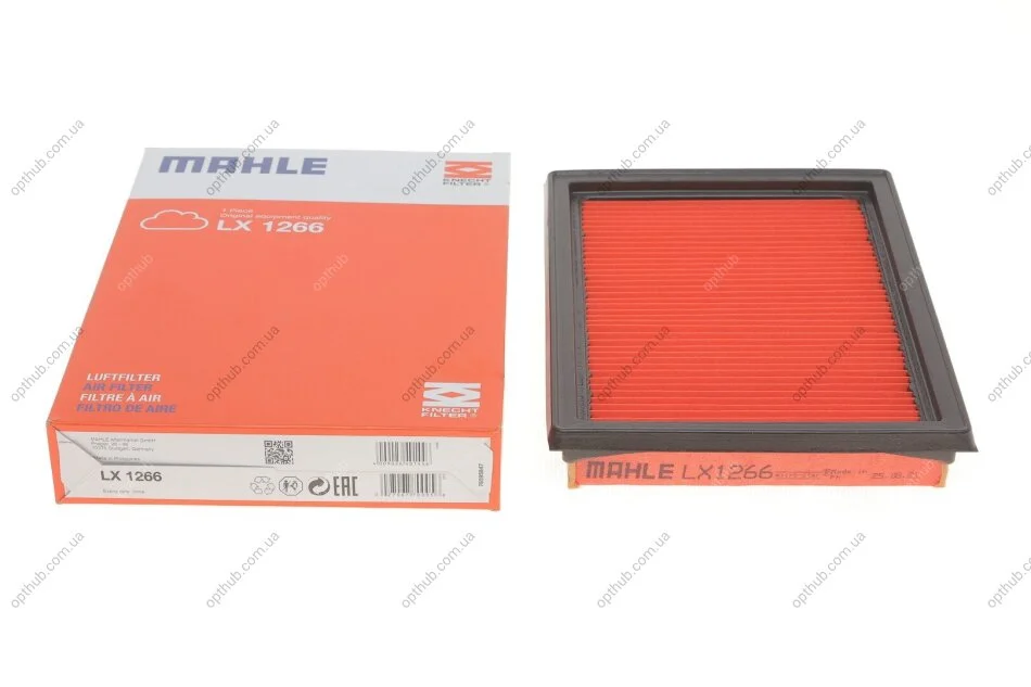 Фільтр повітряний HONDA (вир-во Knecht-Mahle) LX1266 MAHLE / KNECHT LX 1266 (фото 1)