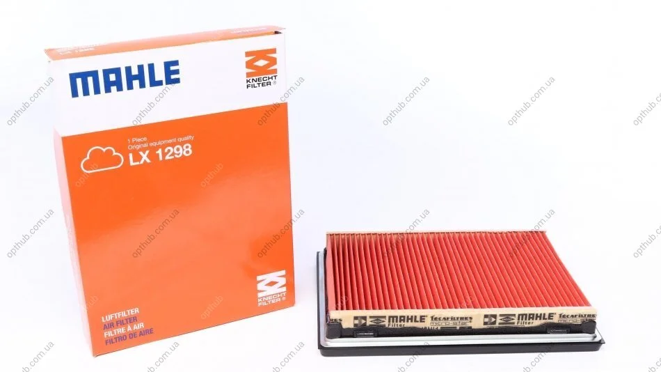 Фільтр повітряний (вир-во Knecht-Mahle) LX1298 MAHLE / KNECHT LX 1298 (фото 1)