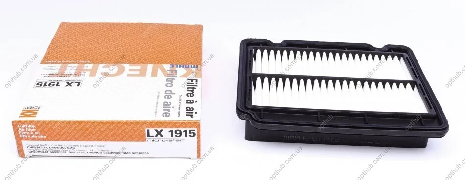 Фільтр повітряний AVEO (вир-во Knecht-Mahle) LX1915 MAHLE / KNECHT LX 1915 (фото 1)