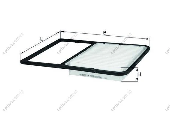 Повітряний фільтр MAHLE / KNECHT LX2029 (фото 1)