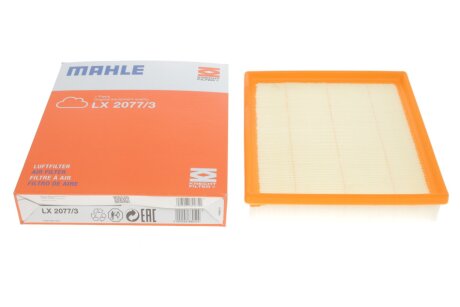 Фільтр повітряний BMW 1 (F20/F21), 3 (F30/F31/F80) 11- (KNECHT-MAHLE) LX2077/3 MAHLE / KNECHT LX 2077/3