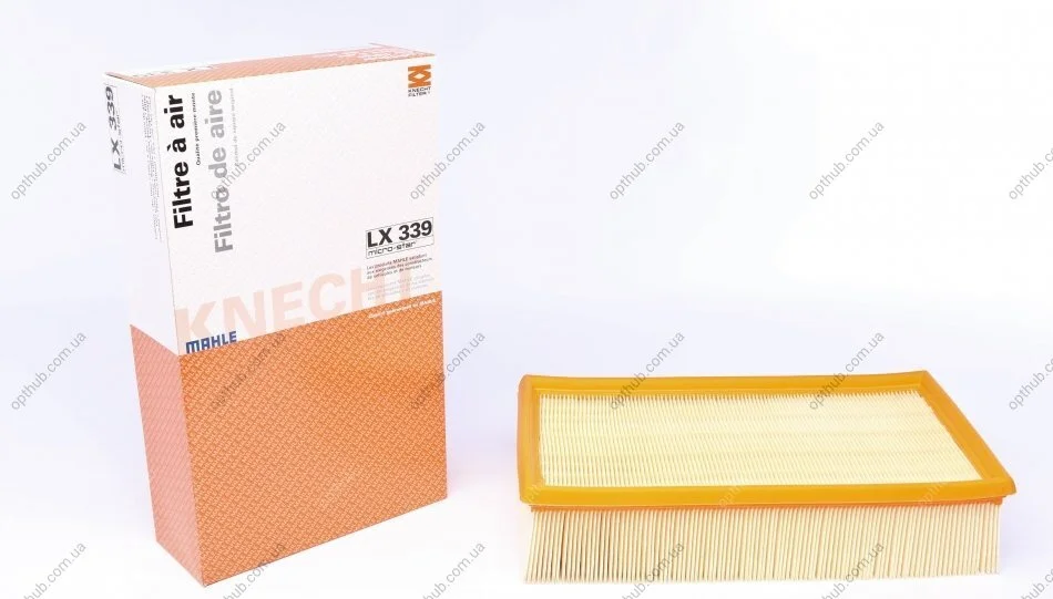 Фільтр повітряний AUDI (вир-во Knecht-Mahle) MAHLE / KNECHT LX339 (фото 1)