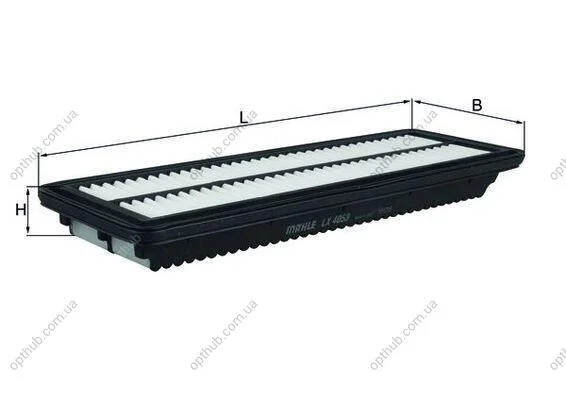 Повітряний фільтр MAHLE / KNECHT LX4053 (фото 1)