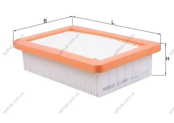 Повітряний фільтр MAHLE / KNECHT LX4067 (фото 1)