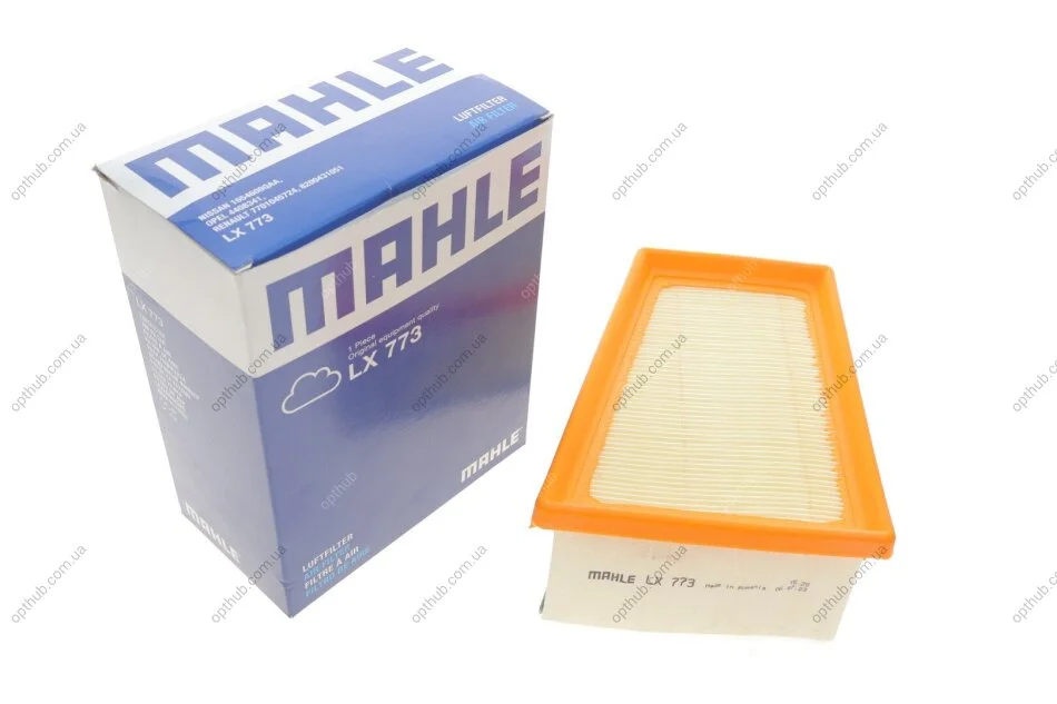 Фільтр повітряний (вир-во Knecht-Mahle) LX773 C.I.U MAHLE / KNECHT LX 773 (фото 1)