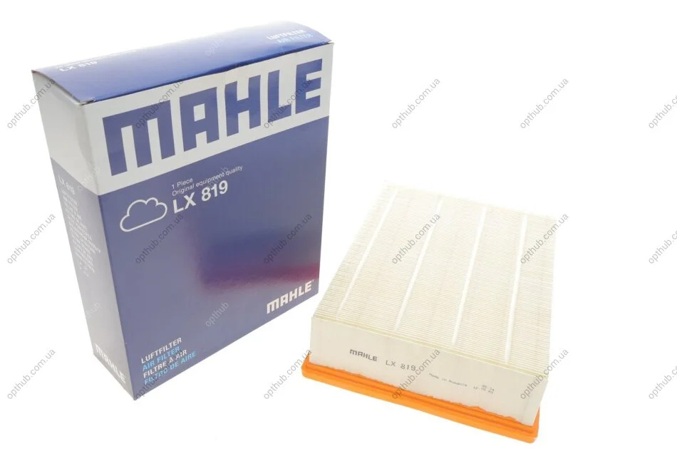 Фільтр повітряний (вир-во Knecht-Mahle) LX819 MAHLE / KNECHT LX 819 (фото 1)