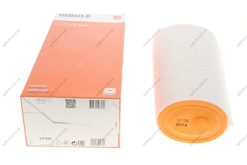 Фільтр повітряний (вир-во Knecht-Mahle) LX823 MAHLE / KNECHT LX 823 (фото 1)