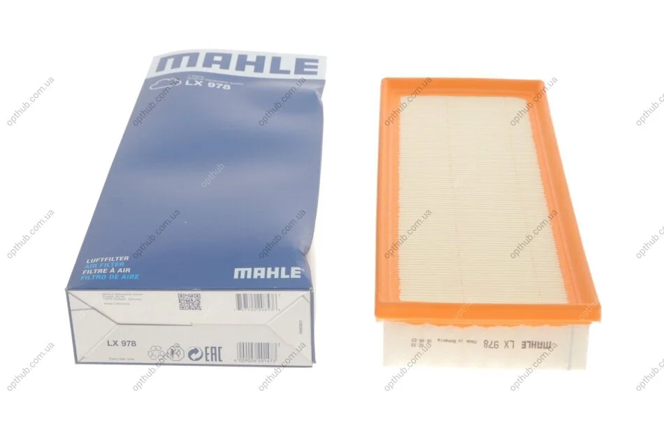 Фільтр повітряний (вир-во Knecht-Mahle) MAHLE / KNECHT LX978 (фото 1)