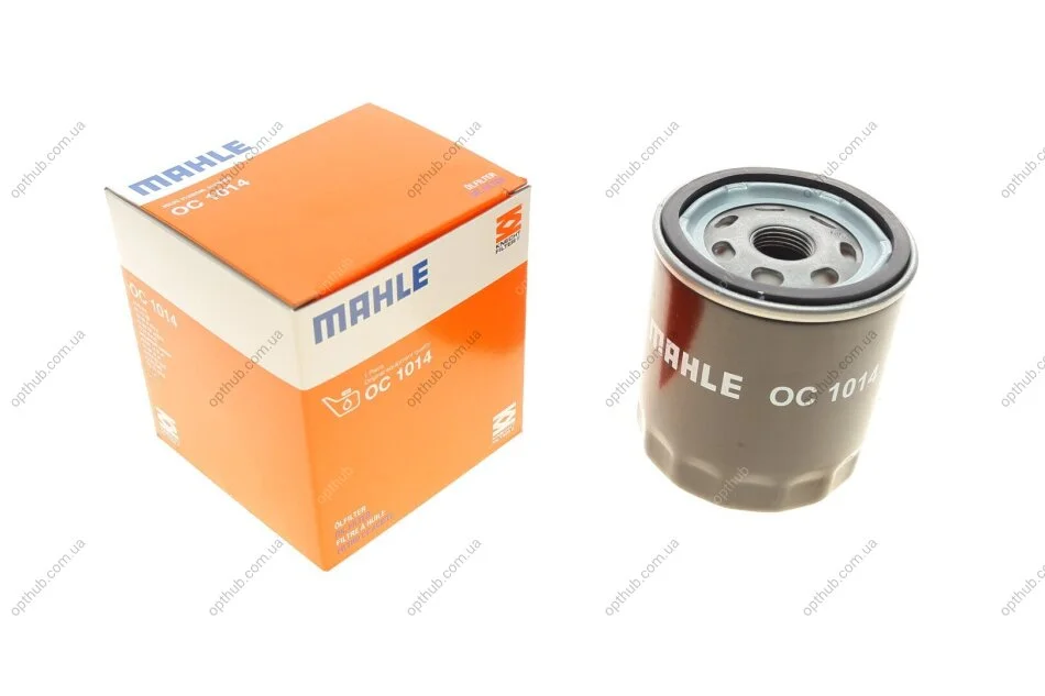 Фільтр масляний Volvo C30 1.8-2.0i 06-13/S40 1.8-2.0i 03-12/S60 2.0 10-18/V50 1.8-2.0 03-12 UA63 MAHLE / KNECHT OC 1014 (фото 1)