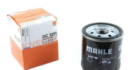 Фільтр масляний двигуна VW POLO 1.4 TDI, SKODA FABIA 1.4 TDI 14- (вир-во KNECHT-MAHLE) OC1291 MAHLE / KNECHT OC 1291