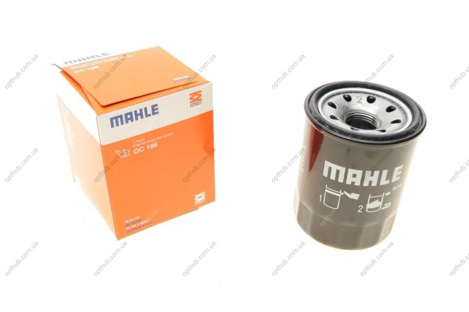 Фильтр масляный Mazda 626 II-V 1.8-2.0/ Mitsubishi Lancer 1.3-1.8 89- KNECHT UA63 MAHLE / KNECHT OC 196 (фото 1)