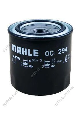 Фільтр масляний двигуна (вир-во Knecht-Mahle) OC294 MAHLE / KNECHT OC 294 (фото 1)