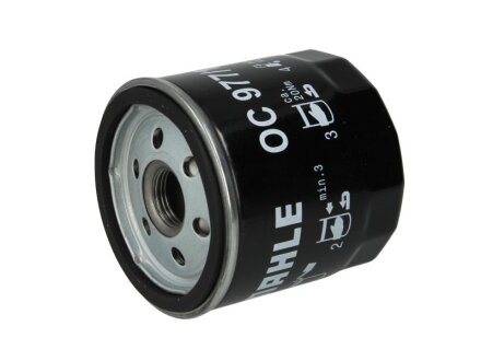 Фільтр масляний VW Caddy IV 1.0-1.6TSI / Golf VI/VII/Seat (h=79mm) KNECHT UA63 MAHLE / KNECHT OC 977/1