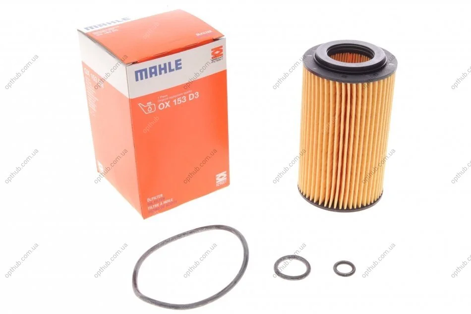 Фільтр масляний двигуна MB SPRINTER I (901), VITO (638), C (W202) 97- (вир-во KNECHT-MAHLE) OX153D3 MAHLE / KNECHT OX 153D3 (фото 1)