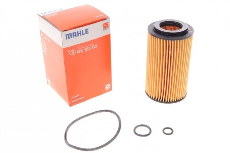 Фільтр масляний двигуна MB SPRINTER I (901), VITO (638), C (W202) 97- (KNECHT-MAHLE) MAHLE / KNECHT OX 153D3