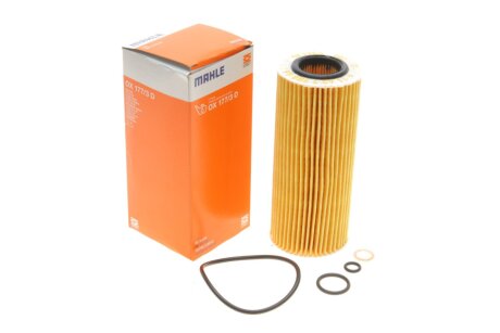Фільтр масляний двигуна BMW 2.5-3.5 D 03- (KNECHT-MAHLE) OX177/3D MAHLE / KNECHT OX 177/3D