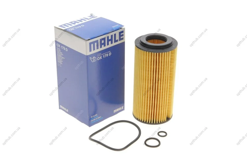 Фільтр масляний двигуна MB (вир-во Knecht-Mahle) OX179D MAHLE / KNECHT OX 179D (фото 1)