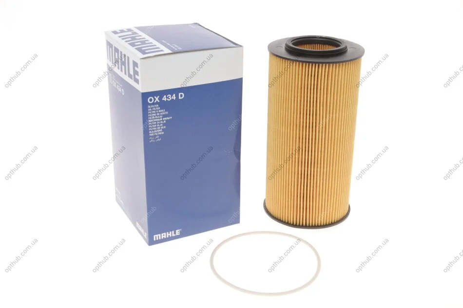 Фільтр масляний (змін.елем.) (вир-во Knecht-Mahle) OX434D MAHLE / KNECHT OX 434D (фото 1)