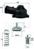 Термостат VW Golf 1.4TSI 07-12/Passat 1.4TSI 07-14/Jetta 1.4TSI/1.6 11- MAHLE (opt-om) MAHLE / KNECHT TI 244 83D (фото 2)