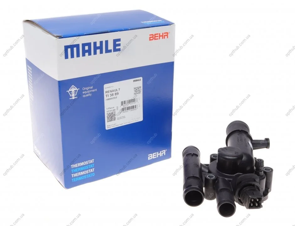Термостат Renault Megane II 1.9 dCi 03-09 MAHLE UA63 MAHLE / KNECHT TI 38 89 (фото 1)