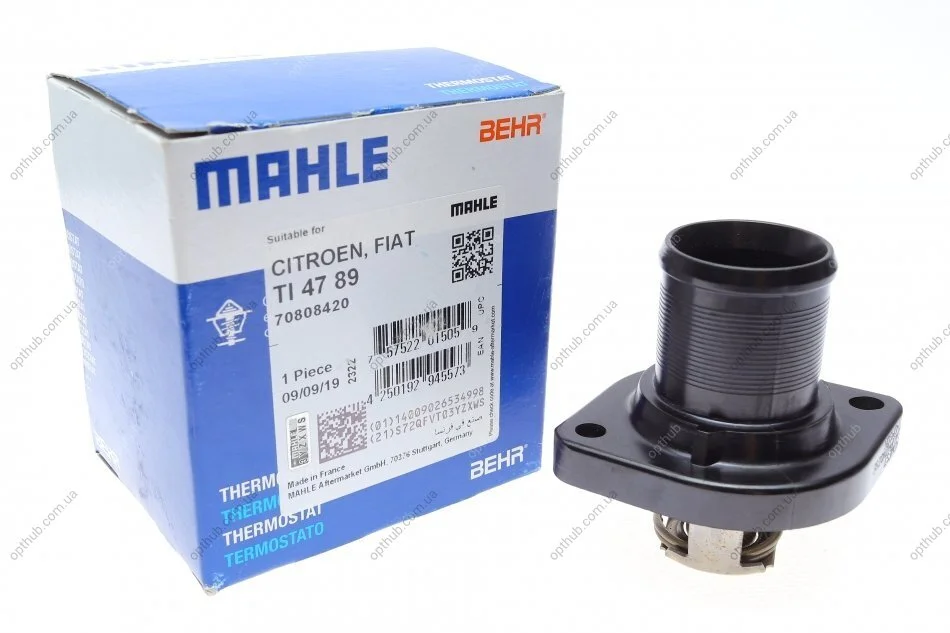 Термостат CITROEN; FIAT; LANCIA; PEUGEOT (вир-во Mahle) MAHLE / KNECHT TI 47 89 (фото 1)