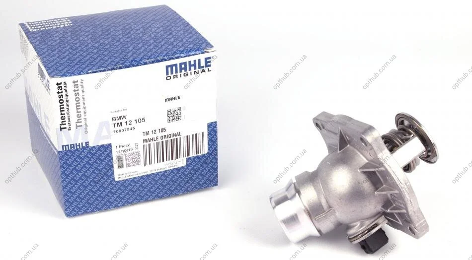 Термостат BMW 5 (E39)/7 (E38)/X5 3.5/4.4 L (з прокладкою) MAHLE UA63 MAHLE / KNECHT TM 12 105 (фото 1)