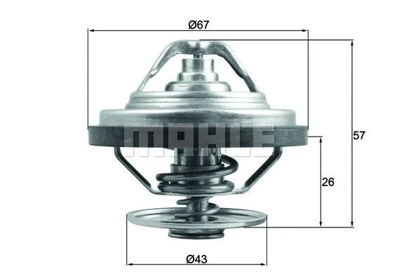 Термостат MAHLE / KNECHT TX 158 83 (фото 1)