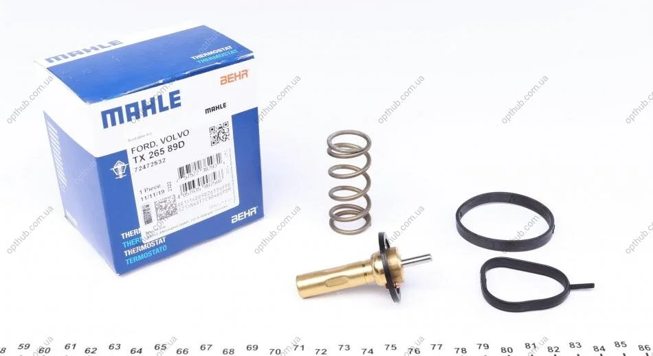 Термостат Ford Focus III 1.6 Ecoboost 10- MAHLE UA63 MAHLE / KNECHT TX 265 89D (фото 1)