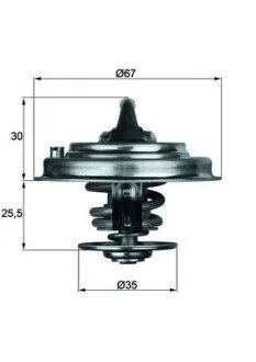 Термостат MAHLE / KNECHT TX 30 71 D