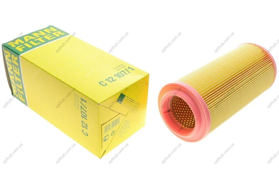 Фільтр повітряний VW Polo 1.4TDI/1.9D/SDI 99-01/Lupo 1.2-1.4TDI/1.4FSI 99-05 -FILTER UA63 MANN C 12 107/1 (фото 1)