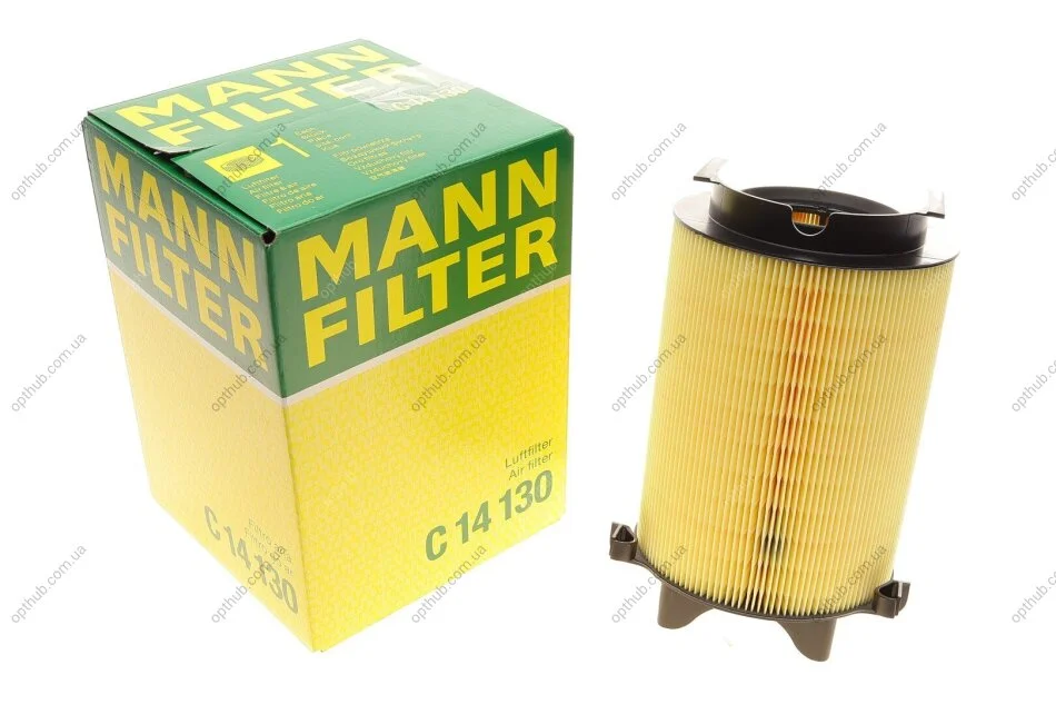 Фільтр повітряний AUDI, VW, SKODA (вир-во) C14130 MANN C 14 130 (фото 1)