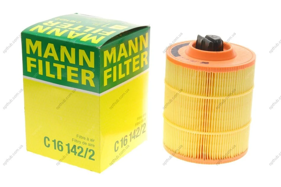 Фільтр повітряний Ford Galaxy/Mondeo/S-Max 2.2TDCi 08-15 -FILTER C 16 142/2 (opt-om) MANN C16142/2 (фото 1)