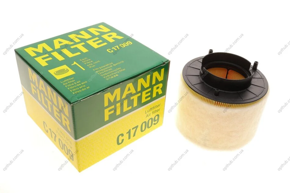 Фільтр повітряний Audi A4/A5/Q5 2.0TDI 13-17 -FILTER UA63 MANN C 17 009 (фото 1)