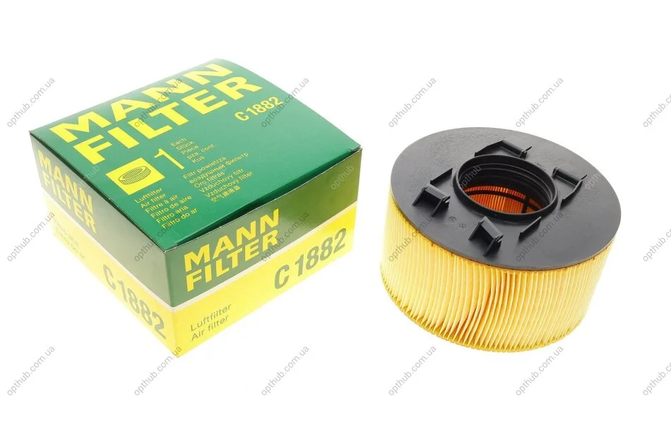 Фільтр повітряний BMW 3 (E46) 1.6-1.8ti/1.9-2.0i/Ci N40/N42/N45/N46 01-07 -FILTER (opt-om) MANN C 1882 (фото 1)