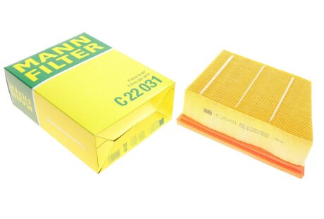 Фільтр повітряний Ford Transit/Tourneo/Fiesta 1.0Ecoboost/1.1/1.5TDCi 14-/Puma 1.5Ecoblue 20- UA63 MANN C 22 031