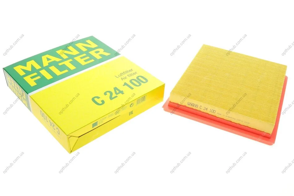 Фільтр повітряний Dodge Caravan 2.4-3.8 00-07/Chrysler Voyager 2.4-3.8/2.5-2.8CRD 01-08/4.0 07- UA63 MANN C 24 100 (фото 1)