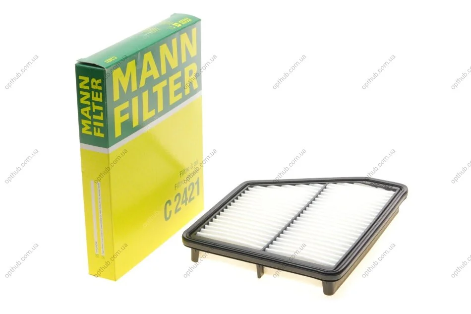 Фільтр повітряний Hyundai Matrix 1.5CRDi/1.6/1.8 01-10 -FILTER UA63 MANN C 2421 (фото 1)