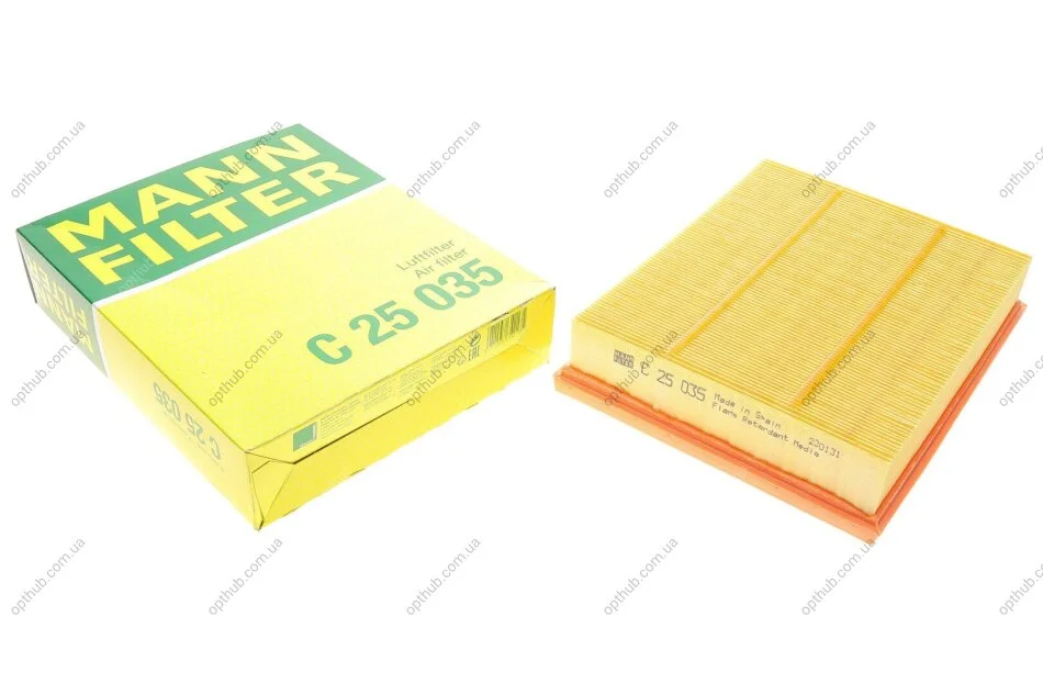 Фільтр повітряний Ford Galaxy/Mondeo/S-Max/Edge 2.0 EcoBlue 18- -FILTER (opt-om) MANN C 25 035 (фото 1)