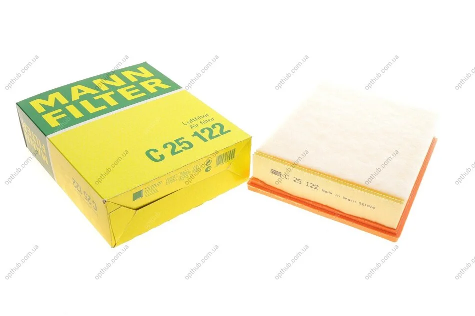 Фільтр повітряний Land Rover Defender 2.2 TD4/2.4 TD4 07-16 -FILTER UA63 MANN C 25 122 (фото 1)