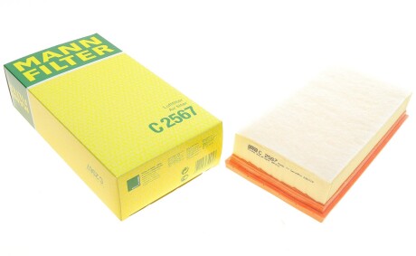 Фільтр повітряний Fiat Scudo 1.6JTD/Citroen C5 1.6HDi 07-/Jumpy/Peugeot 407/Expert 1.6HDi 04-16/Mi UA63 MANN C 2567